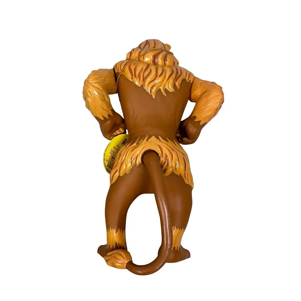 Vintage 1995 Wizard of Oz Cowardly Lion Vinyl Action Figure Turner Ent 8